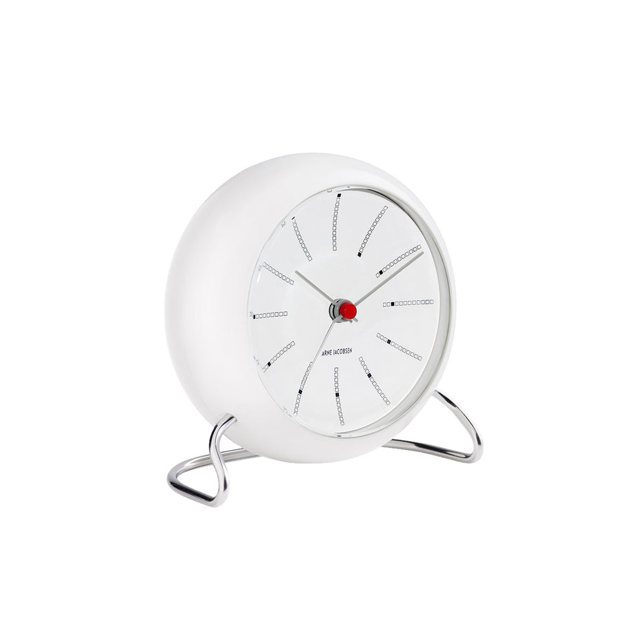 60th Anniversary Collection - Arne Jacobsen Bankers Table Clock - White
