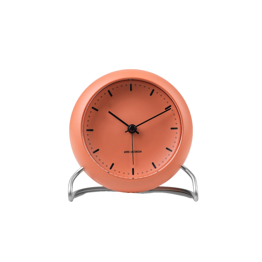 60th Anniversary Collection - Arne Jacobsen City Hall Table Clock - Orange
