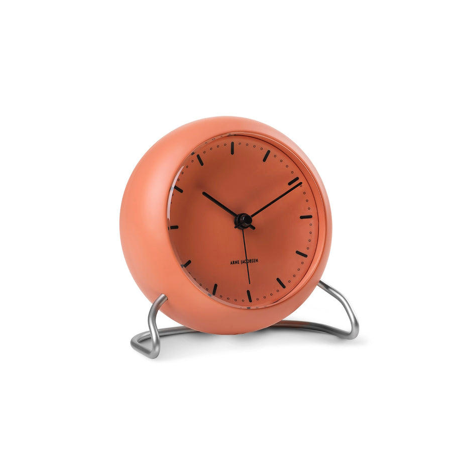 60th Anniversary Collection - Arne Jacobsen City Hall Table Clock - Orange