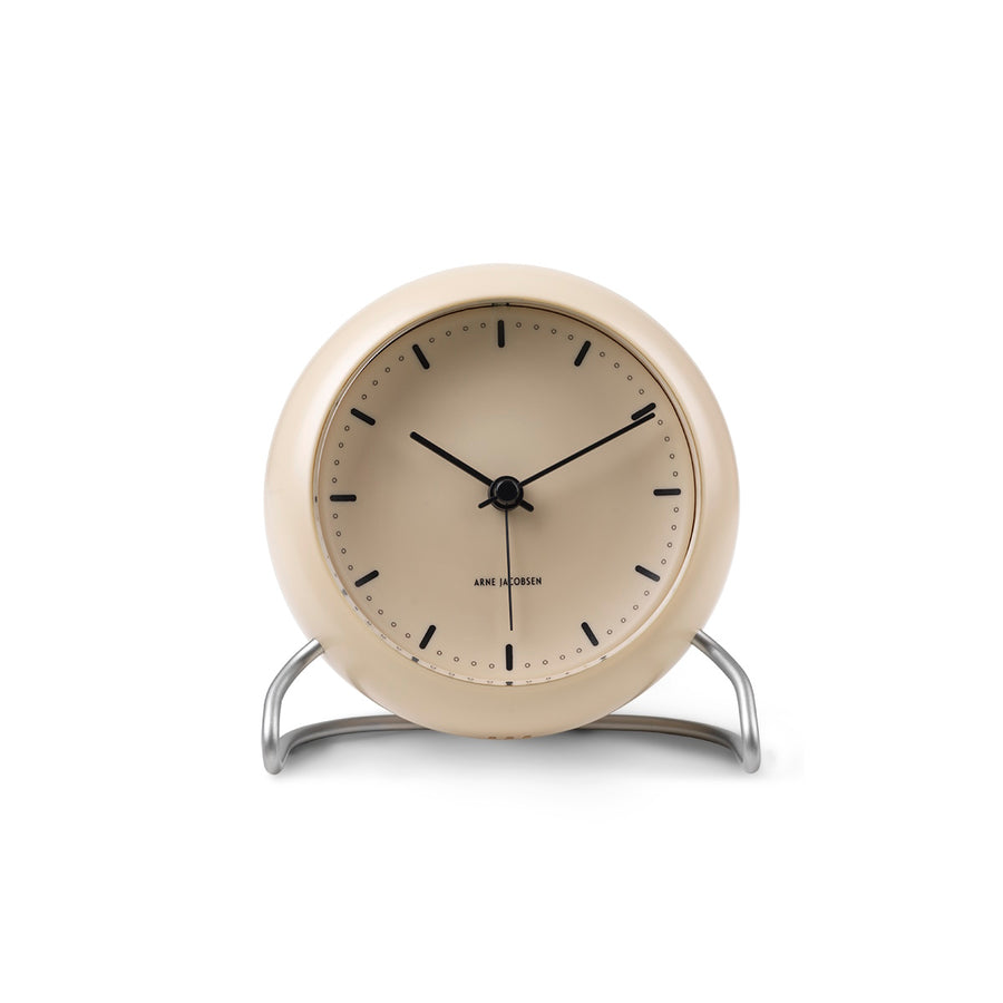 60th Anniversary Collection - Arne Jacobsen City Hall Table Clock - Sand