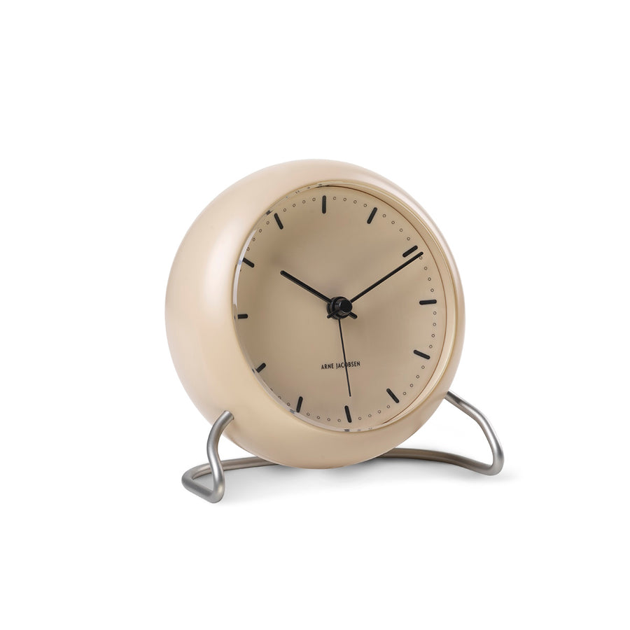 60th Anniversary Collection - Arne Jacobsen City Hall Table Clock - Sand