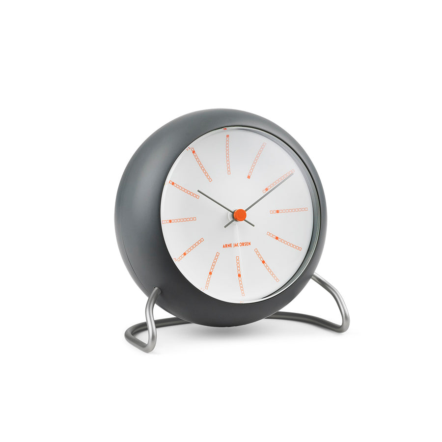 60th Anniversary Collection - Arne Jacobsen Bankers Table Clock - Marble Grey