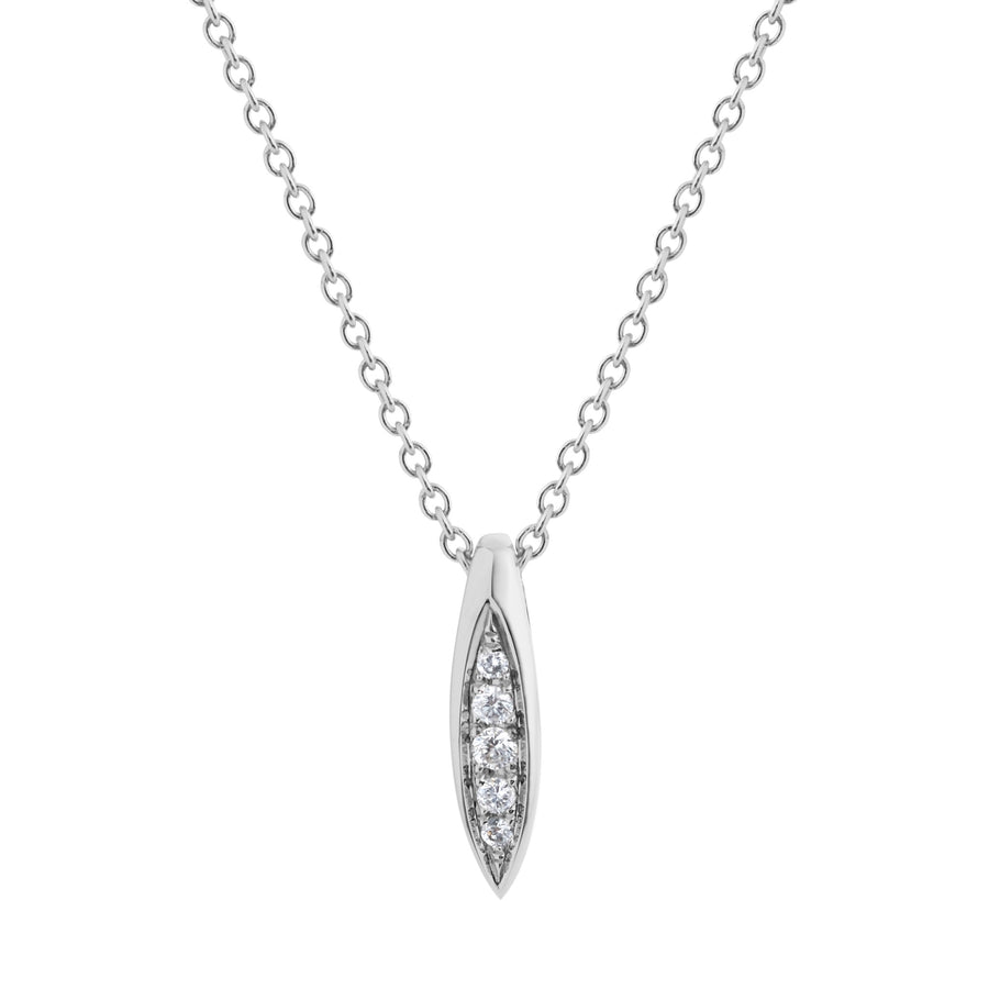 60th Anniversary Collection - The Catherine Pendant 18ct White Gold Diamond