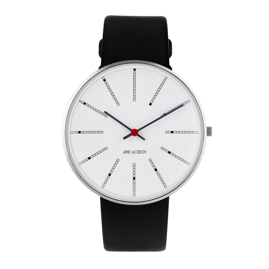 Arne Jacobsen Bankers Watch 40mm White Dial