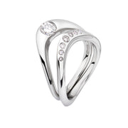 brilliant cut diamond engagement and wedding rings