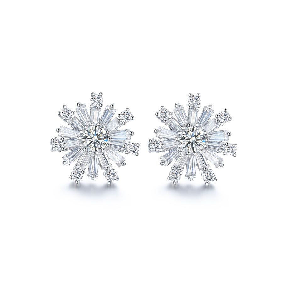 60th Anniversary Collection - Fei Lui Dahlia Stud Earrings Sterling Silver