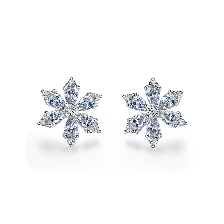 60th Anniversary Collection - Fei Lui Ixia Stud Earrings Sterling Silver