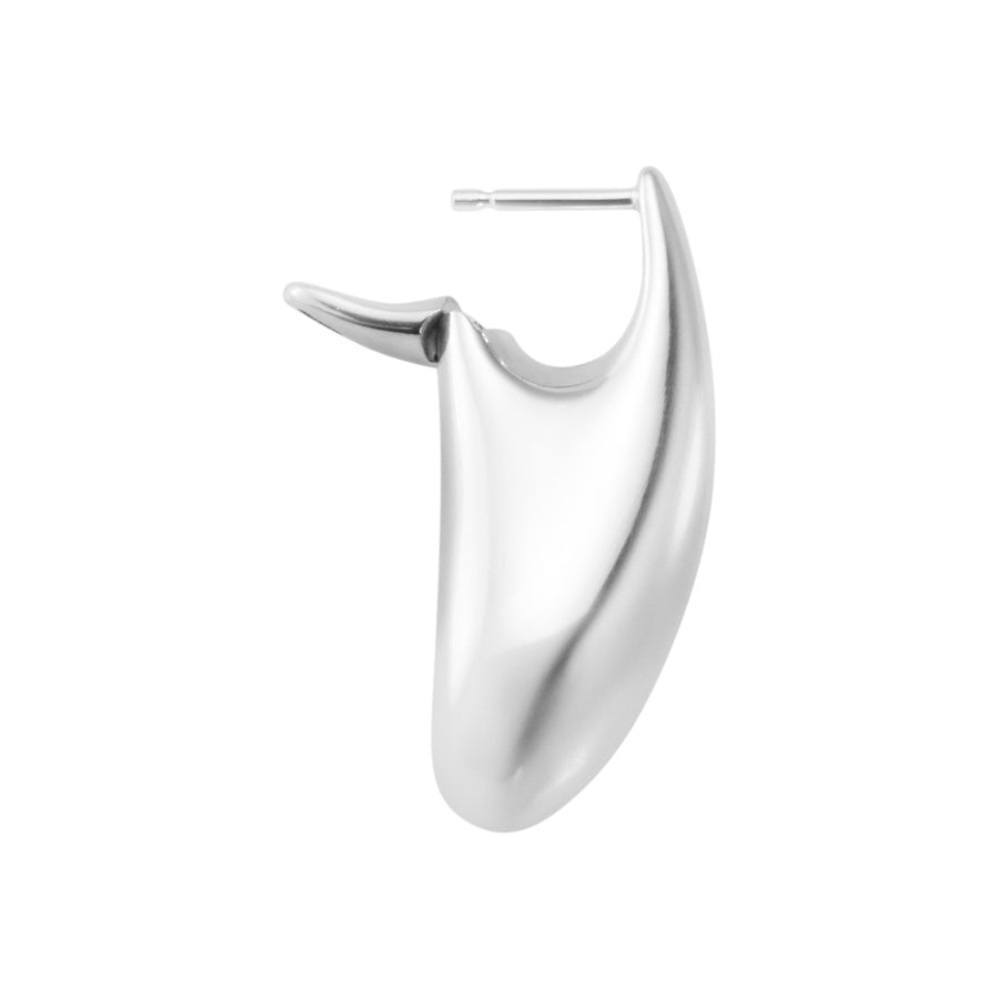 Georg Jensen Reflect Hoop Earrings Sterling Silver (Small)