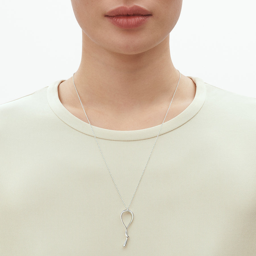 Georg Jensen Mercy Swirl Pendant Sterling Silver