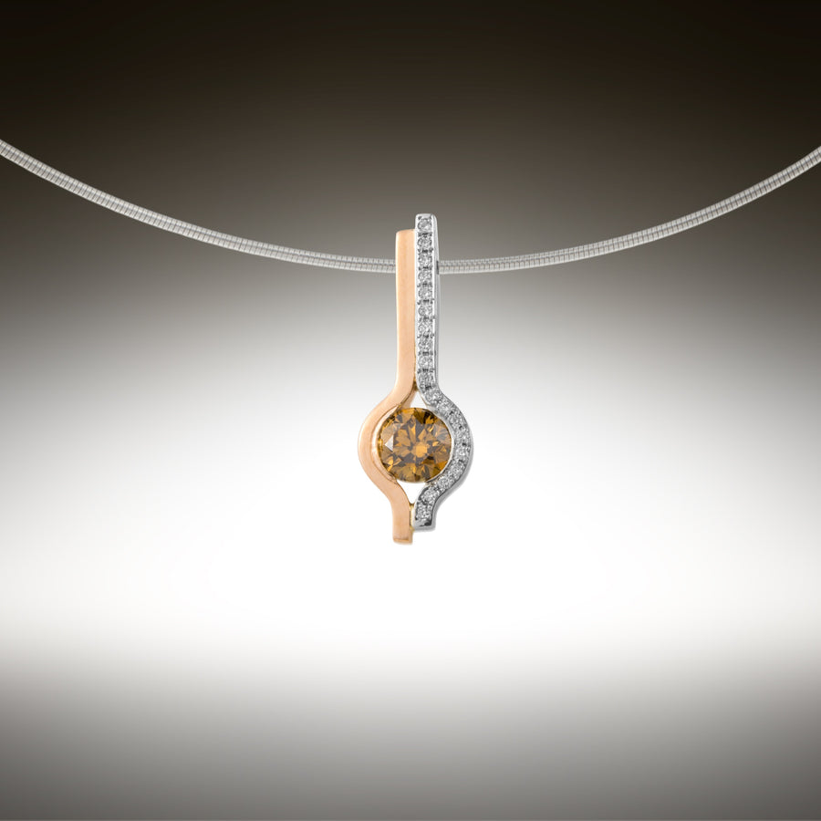 60th Anniversary Collection Martyn Pugh Chocolate Diamond Pendant