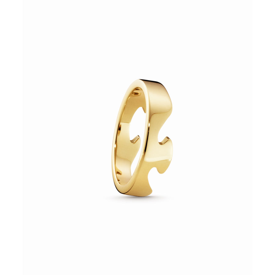 Georg Jensen Fusion Ring End 18ct Yellow Gold